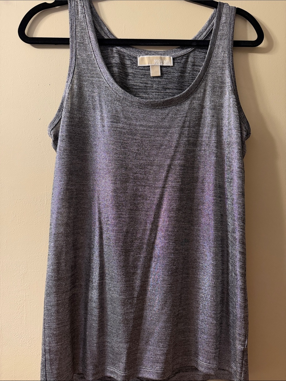 MICHAEL Michael Kors Heather Gray Sleeveless Knit Tank